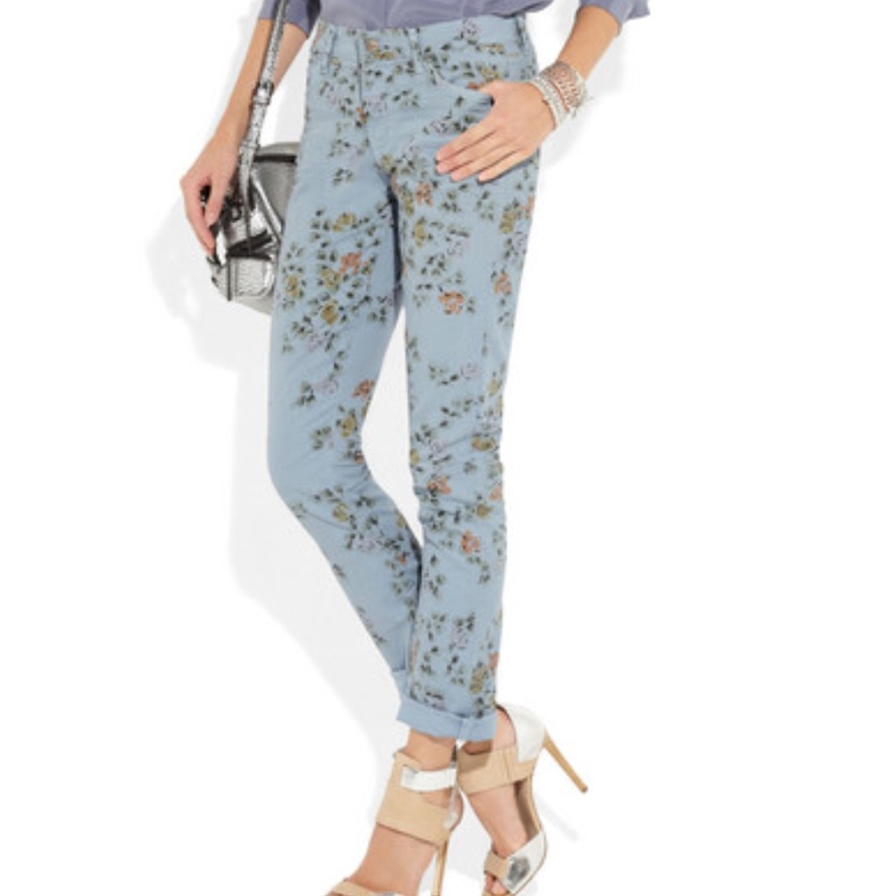 Citizens of Humanity high rise floral jeans